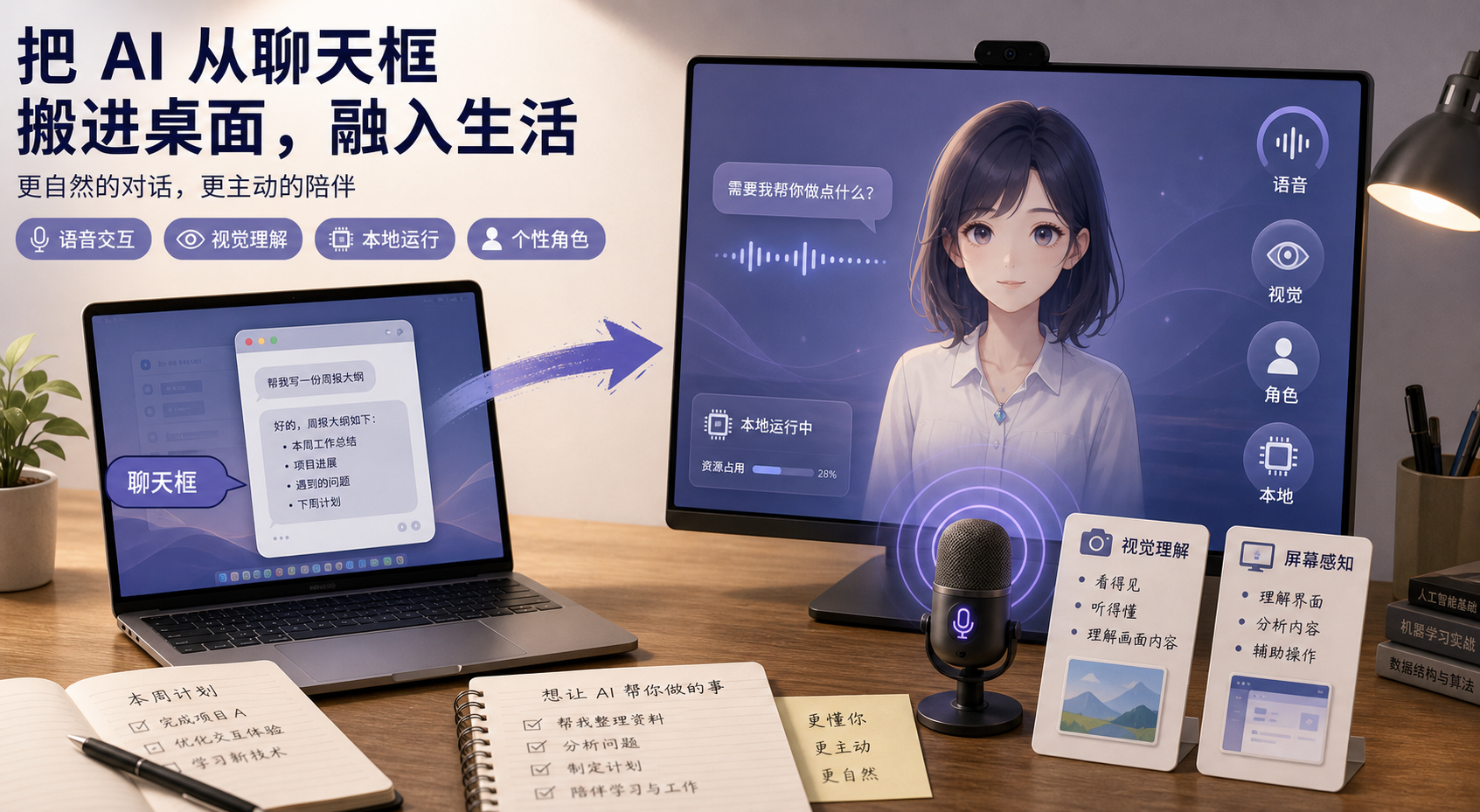 Open-LLM-VTuber：别让 AI 困在聊天框