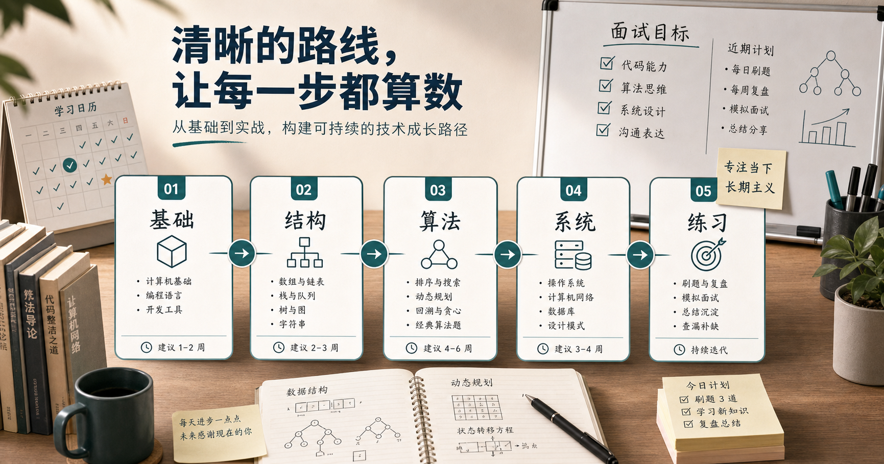 CIU 把基础、结构、算法、系统和练习排成一条路线