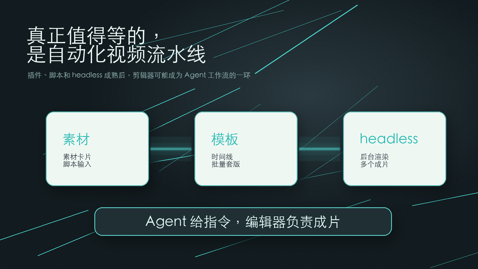 如果插件、脚本和 headless 模式成熟，OpenCut 可能变成自动化视频流水线的一环